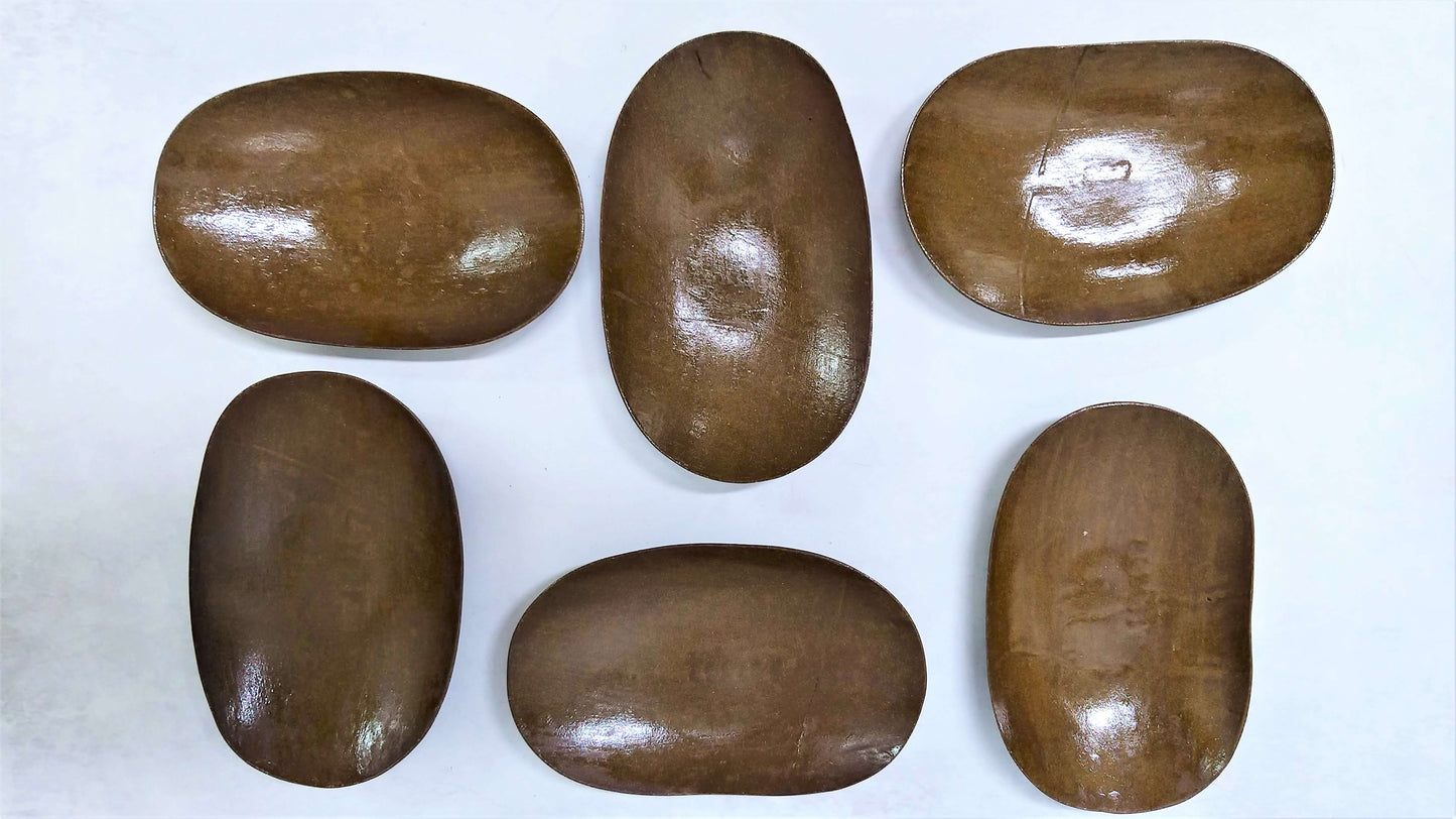 Small Oval Tapas Plates Set