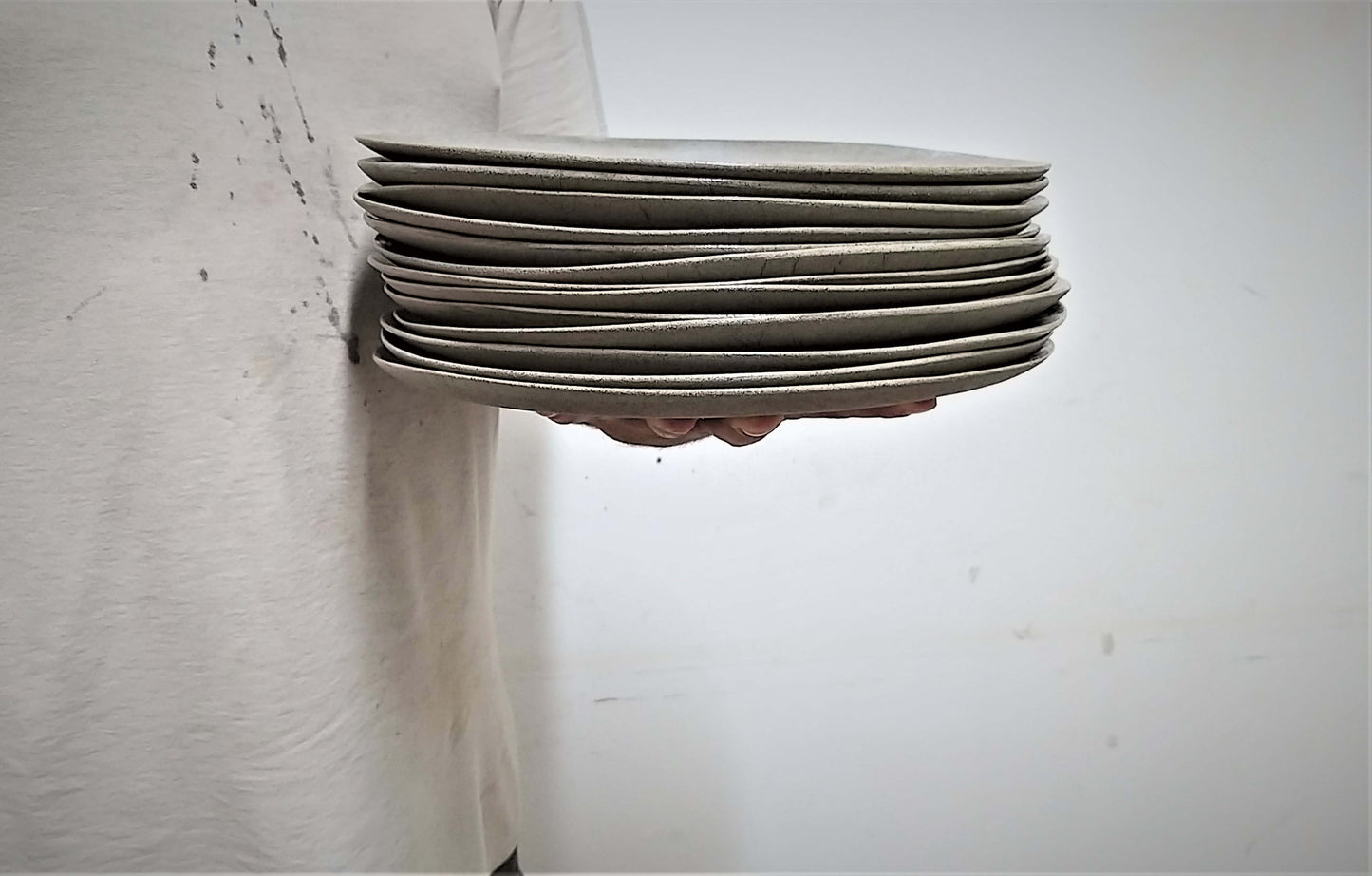 Ceramic handmade pltaes set