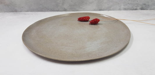 Gray Ceramic plate