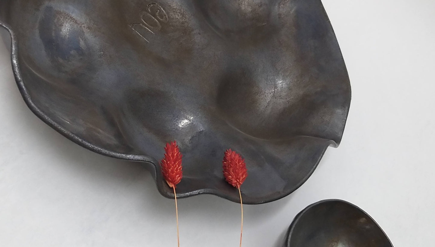 Bronze passover ceramic plate