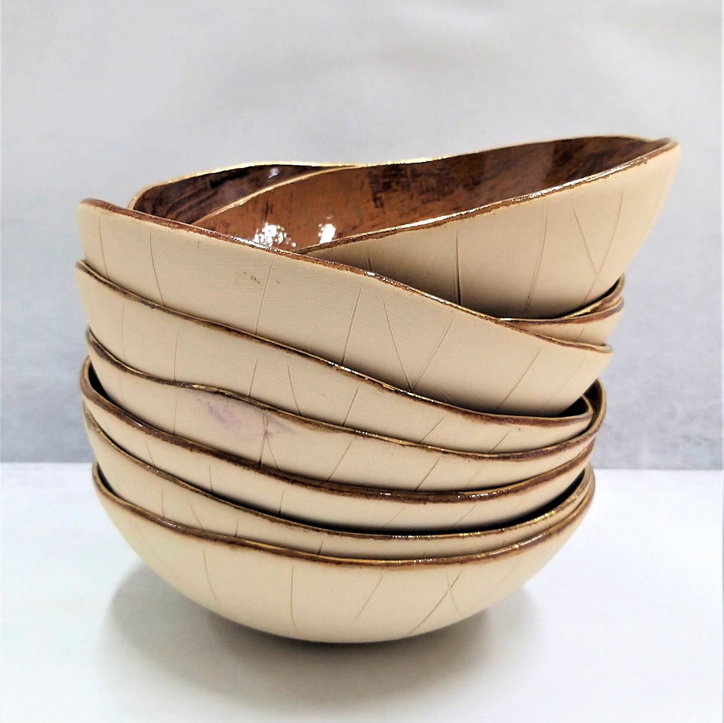 Rustic Ceramic Pasta Bowls