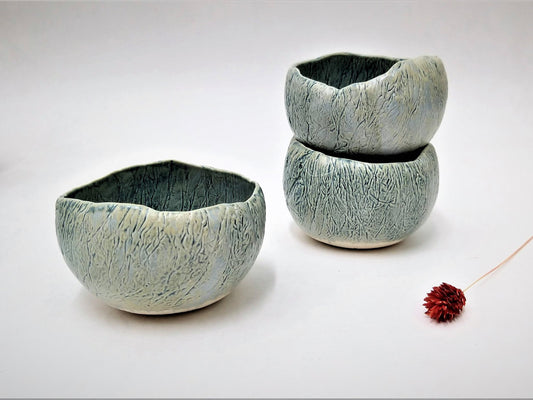 Unique Blue Serving Bowls