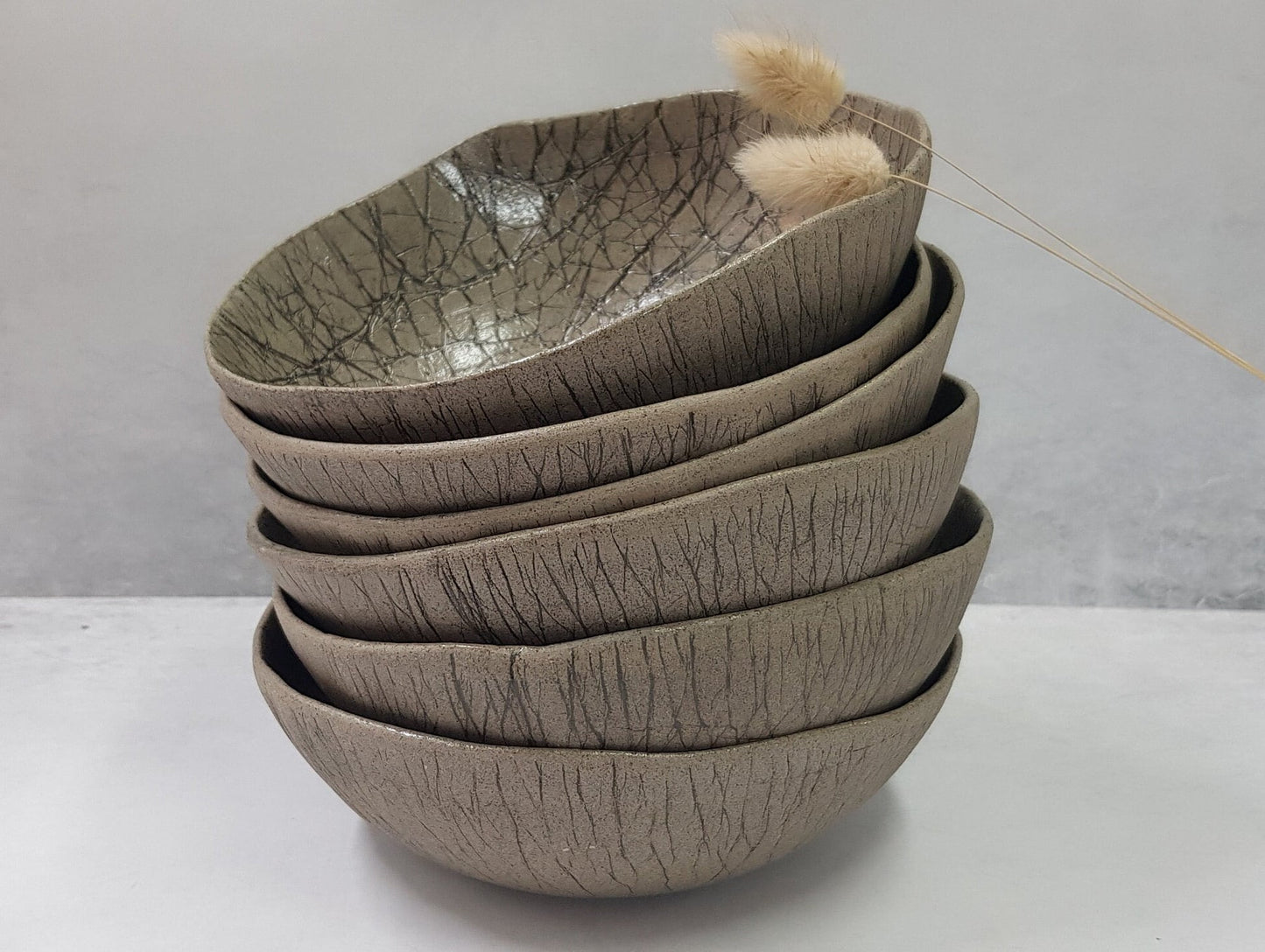 Rustic Ceramic Pasta Bowl