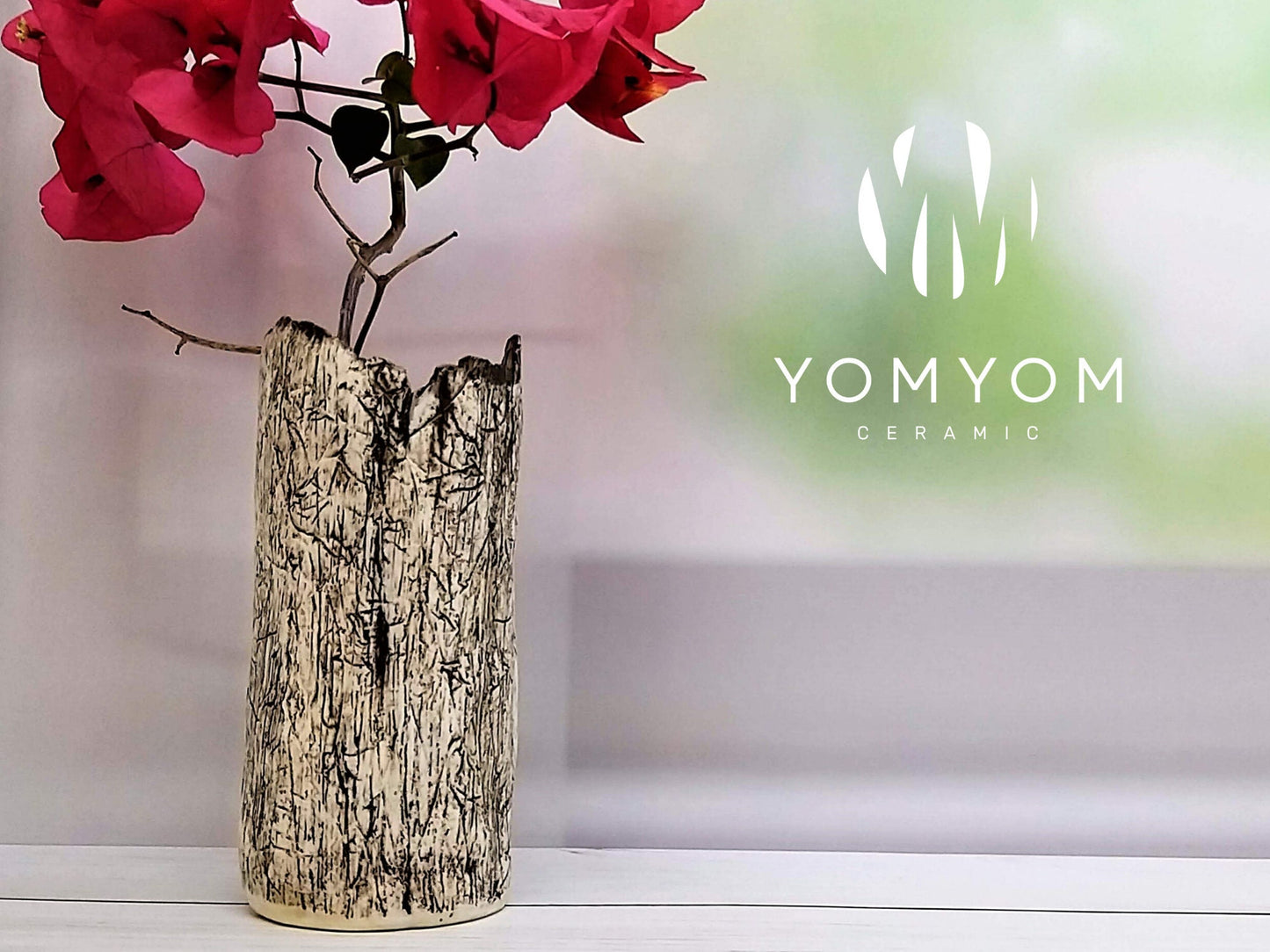 Rustic Ceramic Flower Vase