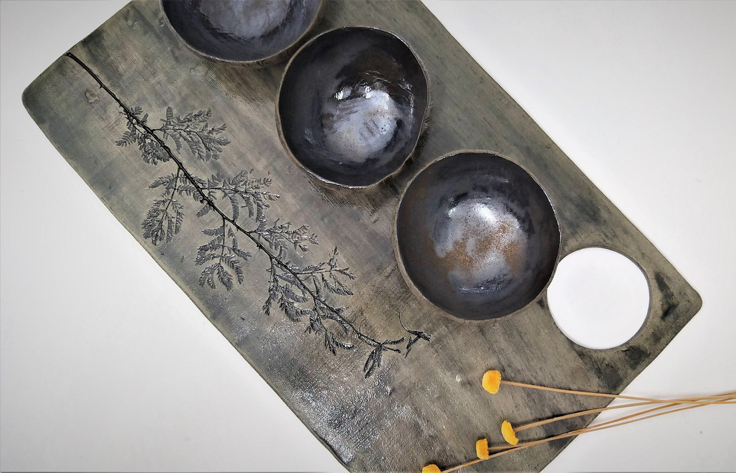 Hand Made Ceramic Cutting Platter