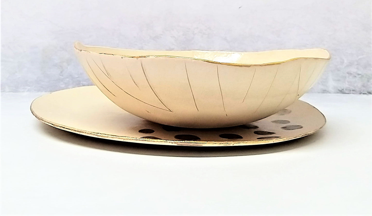 Rustic Dinner Plates Set