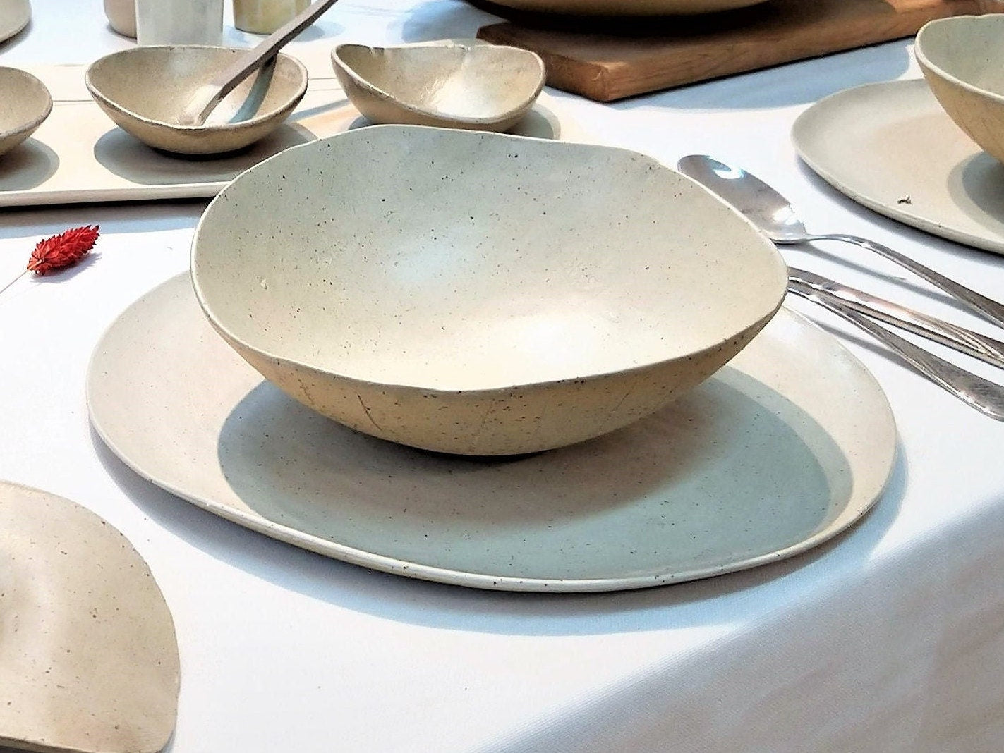 White Dish Set