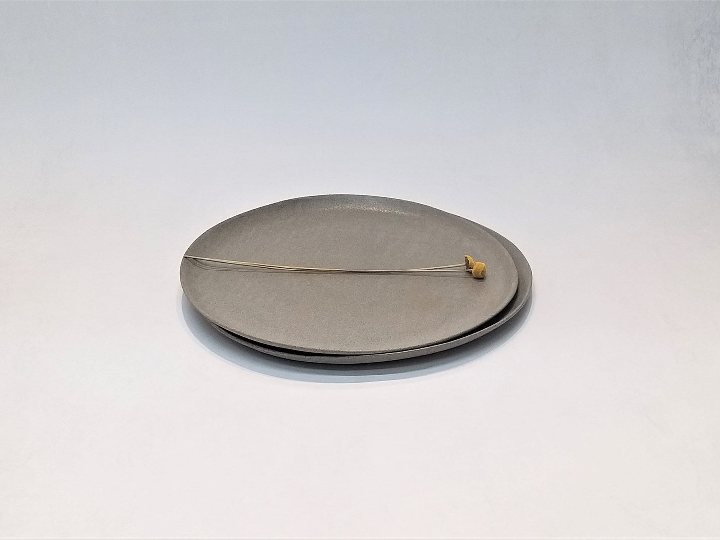 Gray Rustic Plates
