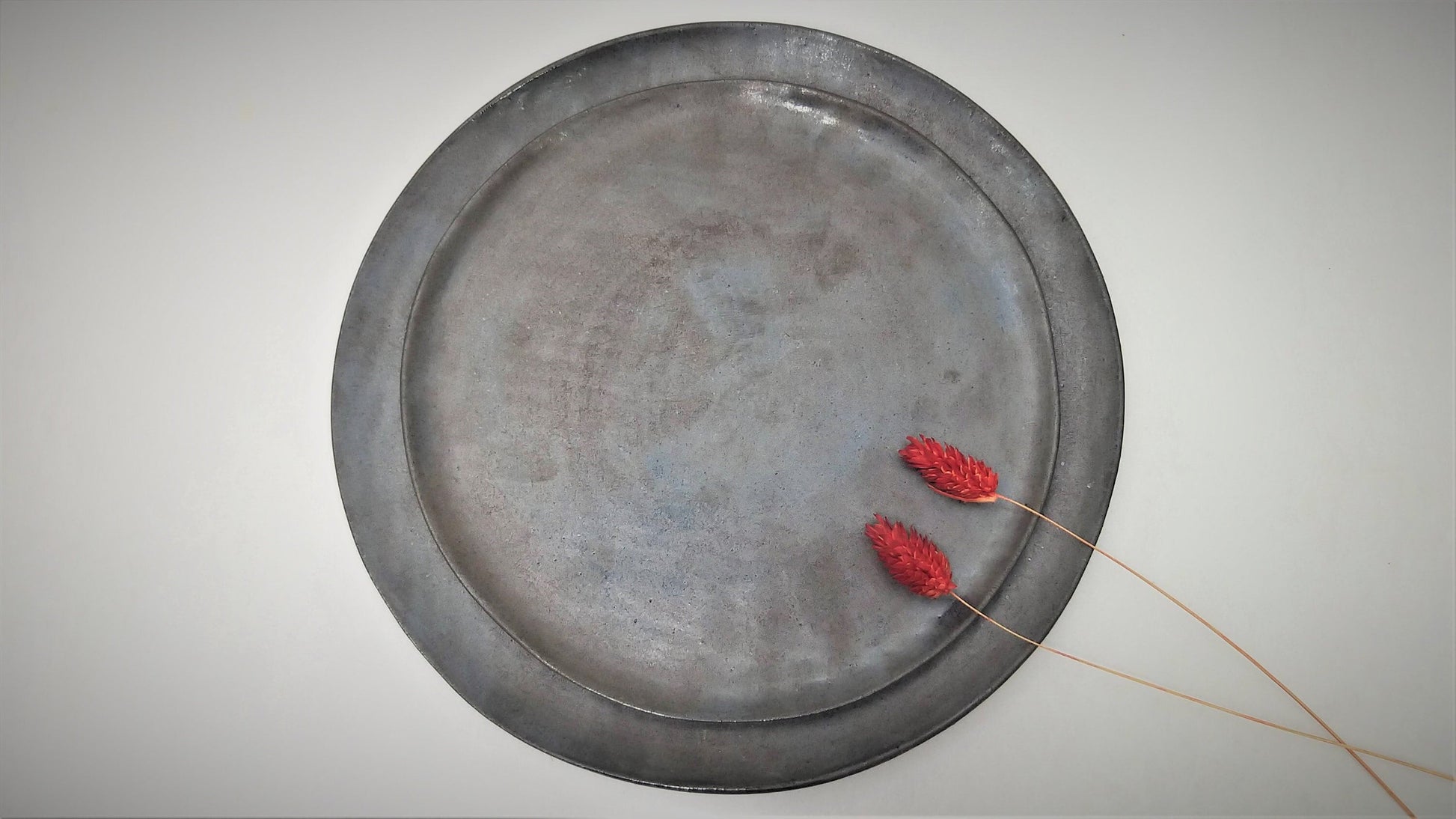 Matt Black Ceramic Dinner Plates