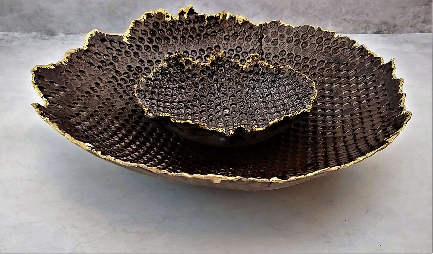 Decorative Contemporary Bowl, Large Ceramic Fruit Bowl,
