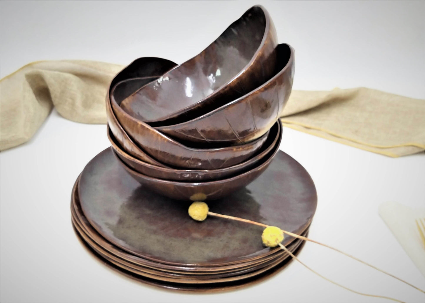 unique ceramic handmade dinnerwear set