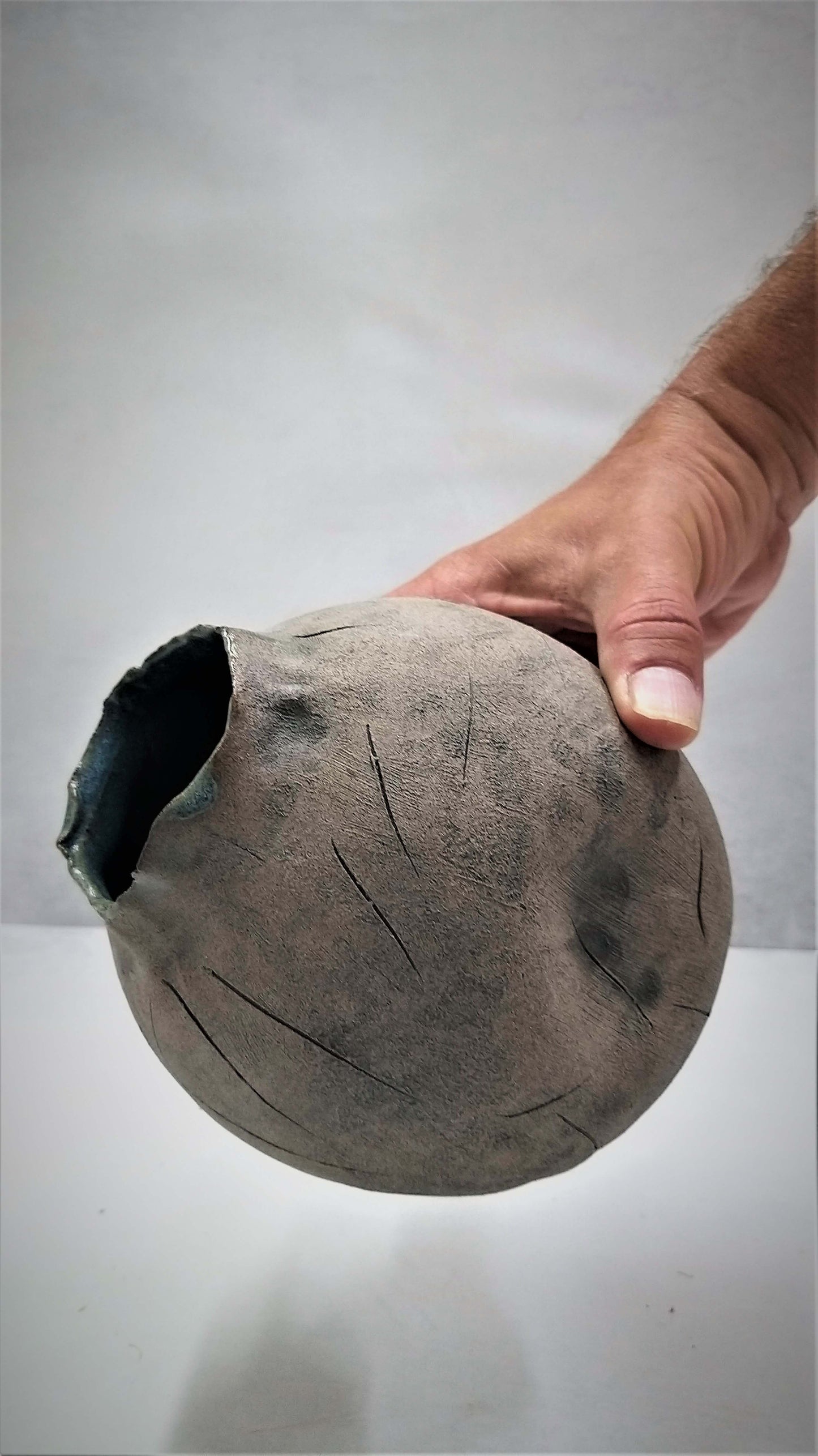 Ceramic Vase with Rustic Modern Style