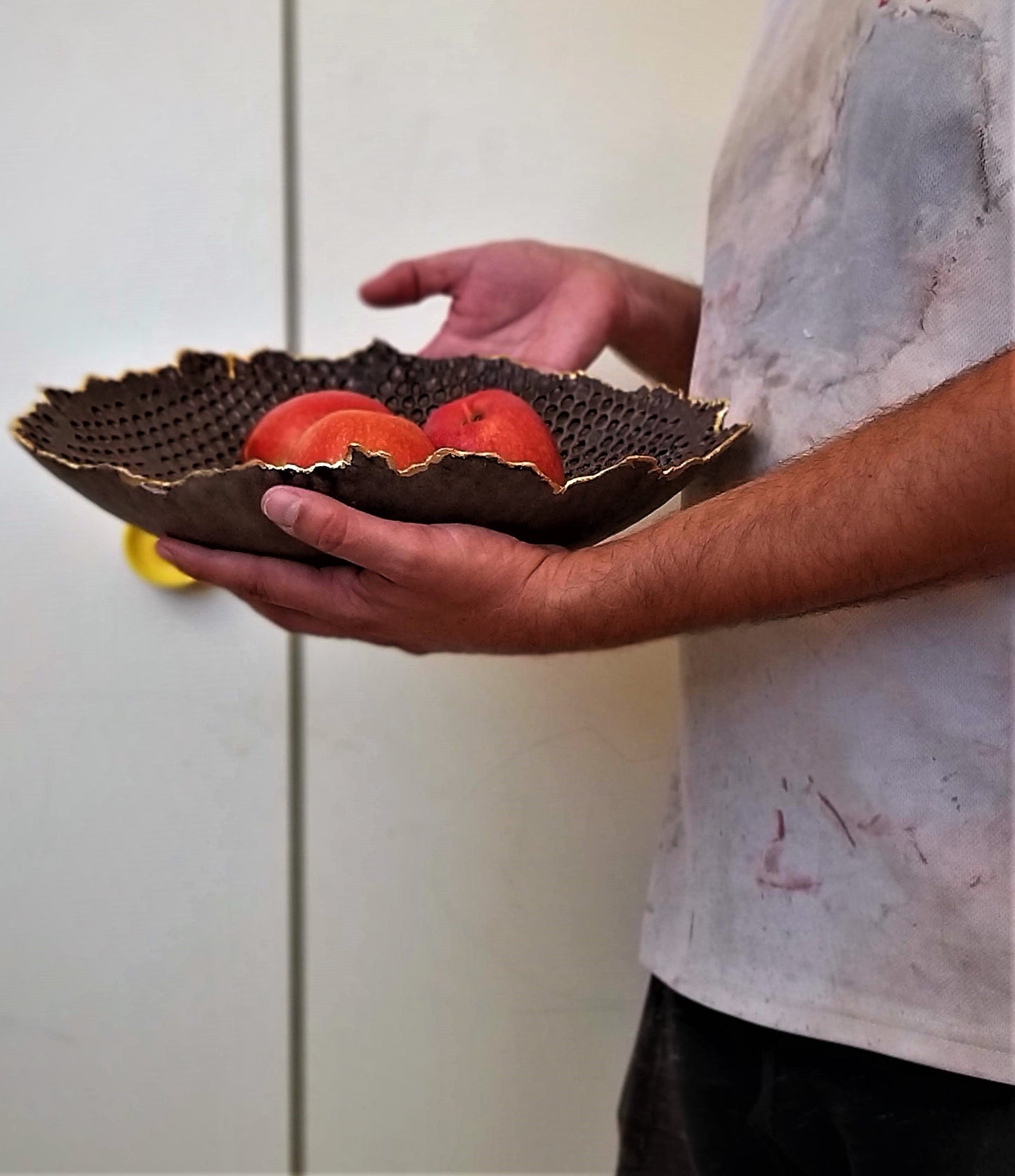 Pottery Fruit Bowl