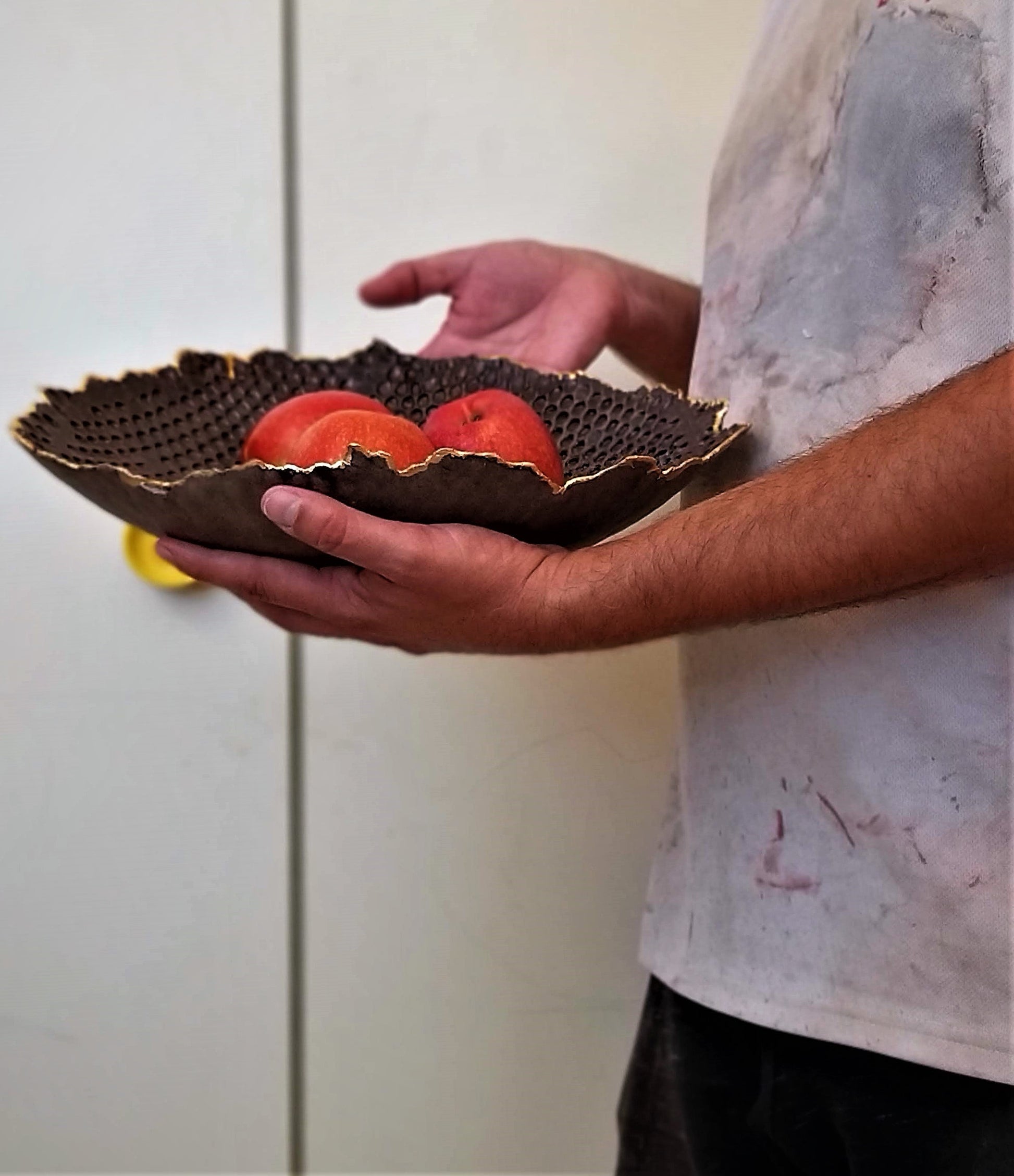 Pottery Fruit Bowl