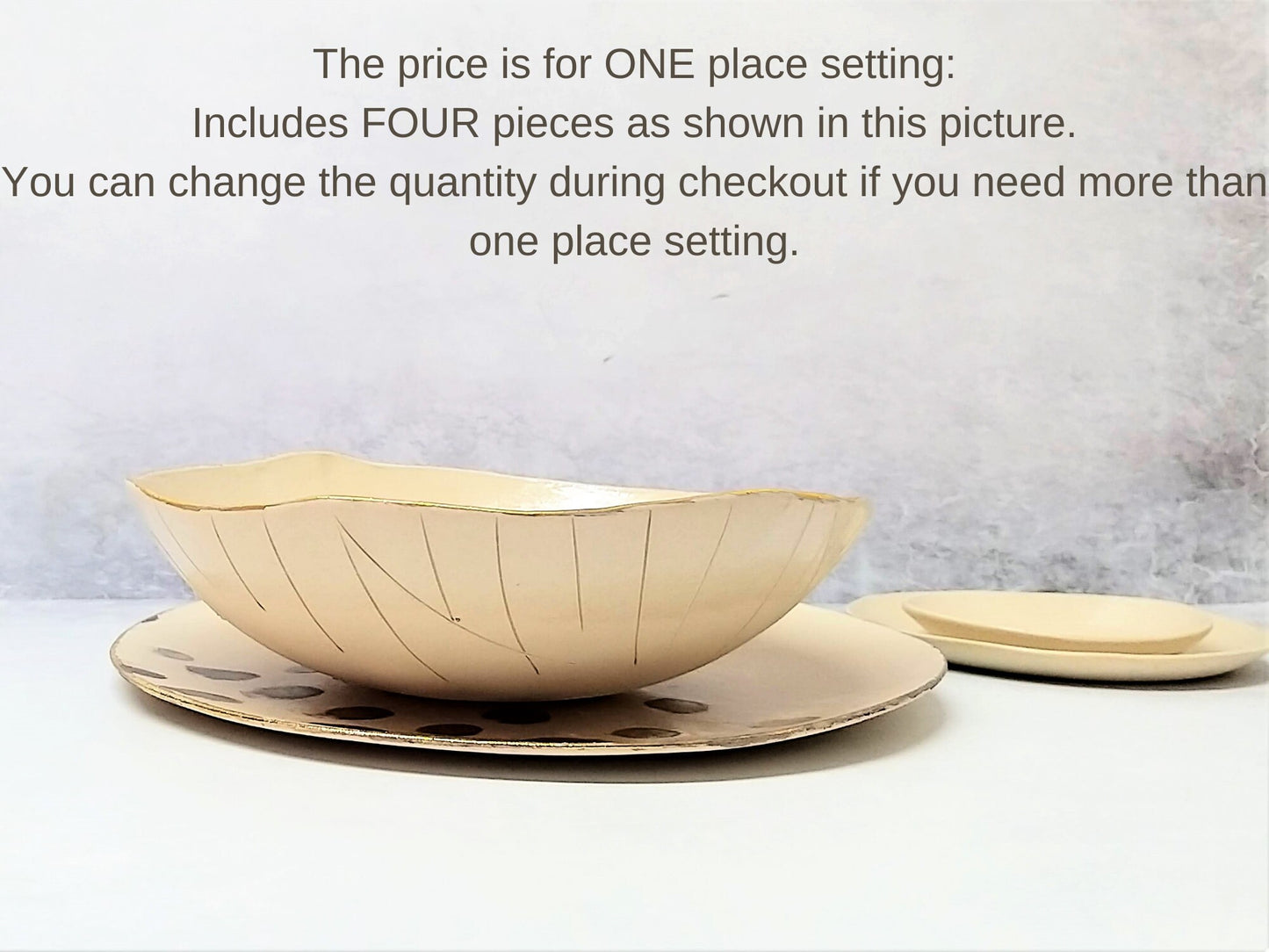 Unique Organic Dinner Set