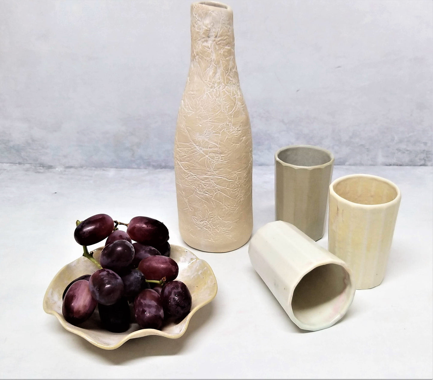 Handmade Rustic Stoneware Housewarming Set