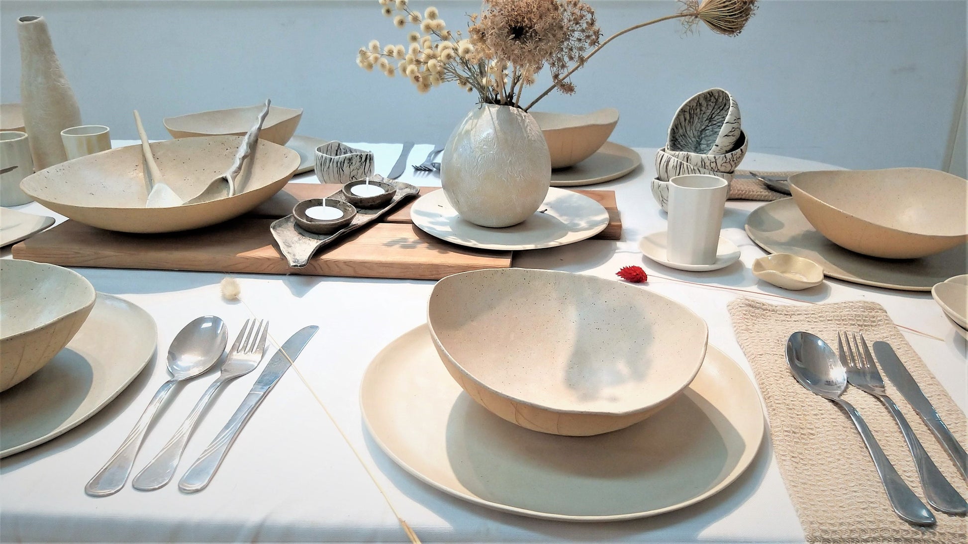 White Ceramic Tableware Set