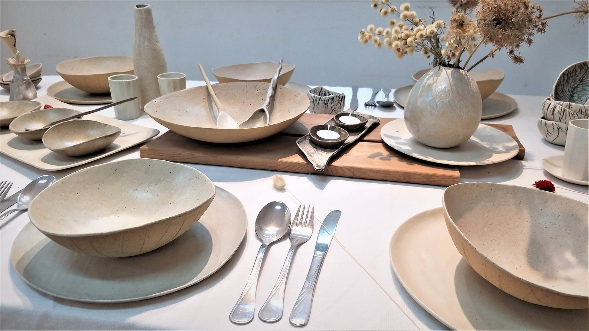 White Christmas Dish Set
