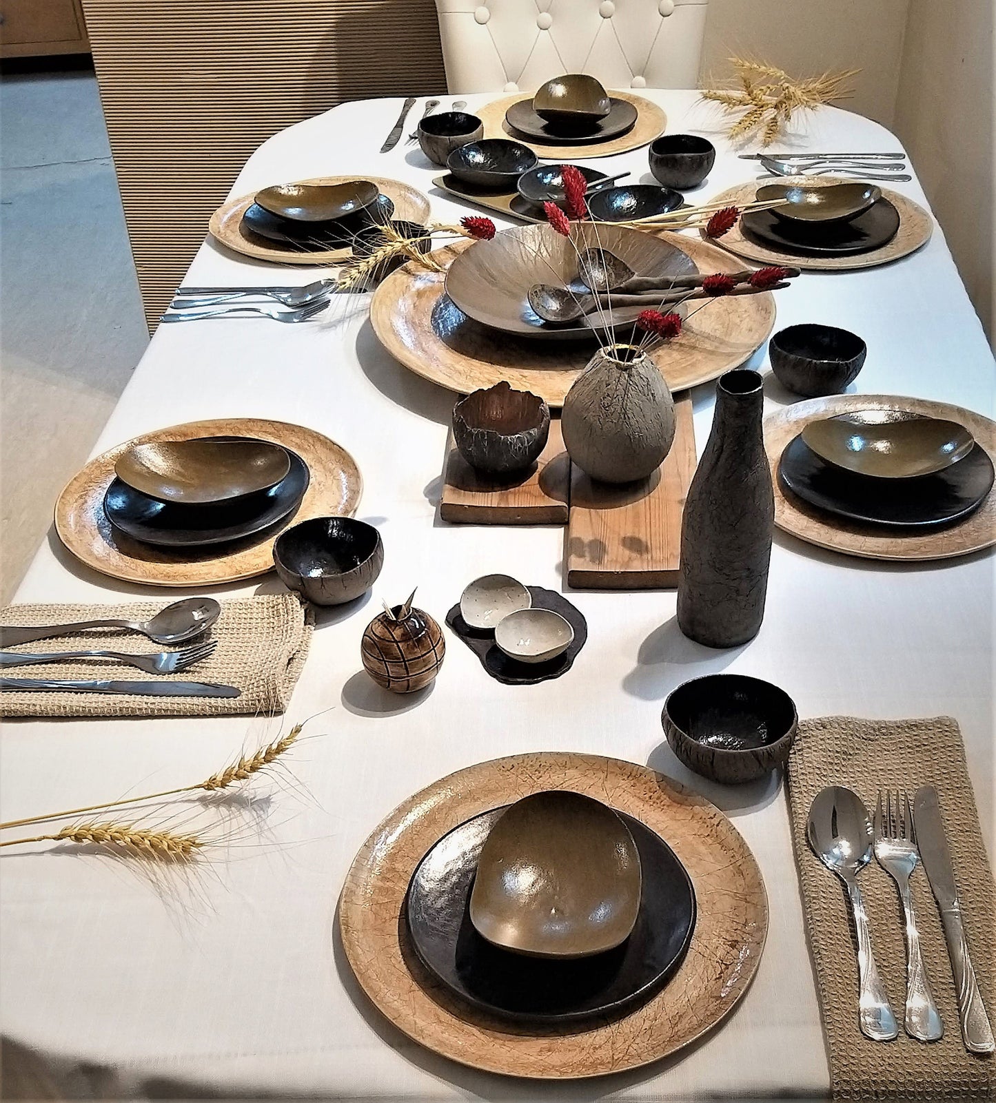 Ceramic Christmas Dishes Set