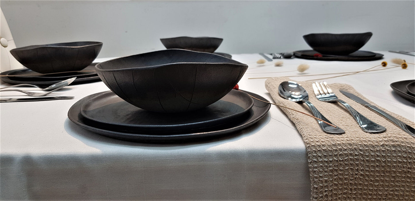 Black Matte Dishware