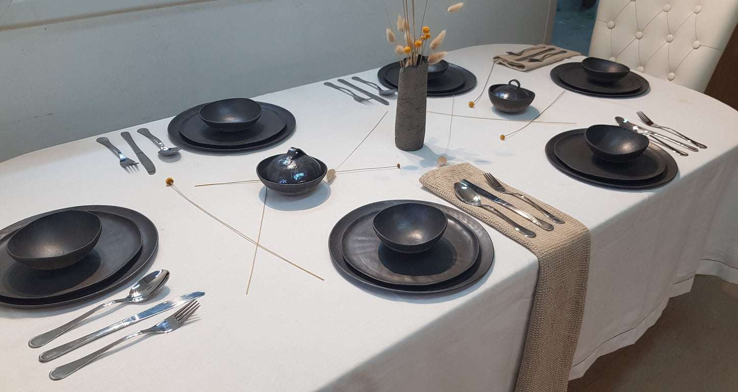 Black Ceramic Modern Dishes