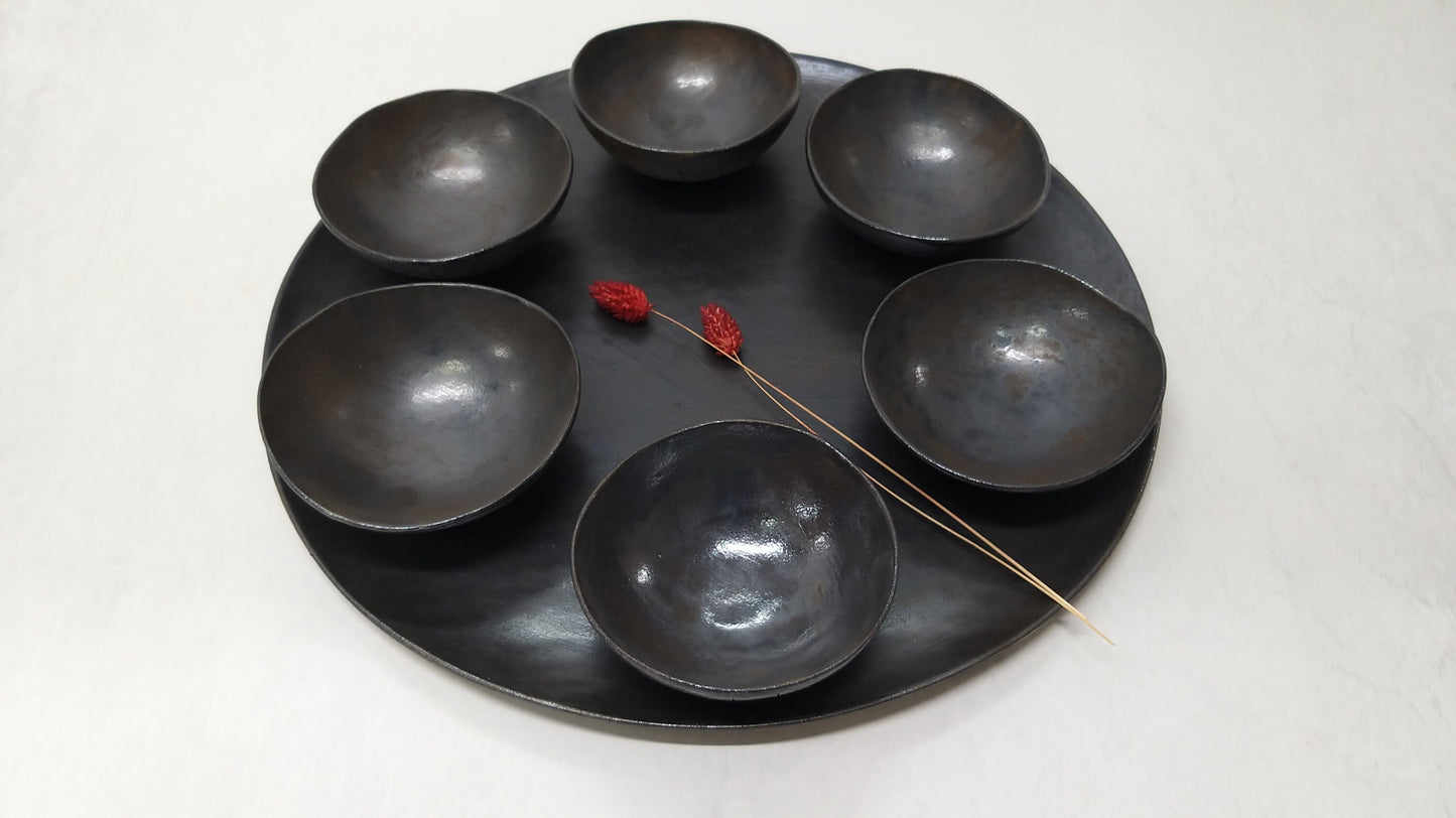 Ceramic Serving Tray and Bowls Set