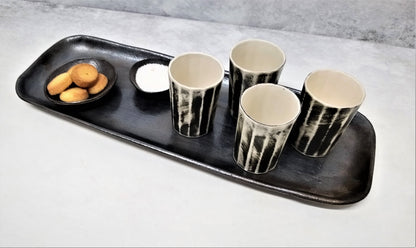Ceramic handmade drinkware set