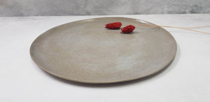 Gray Ceramic plate
