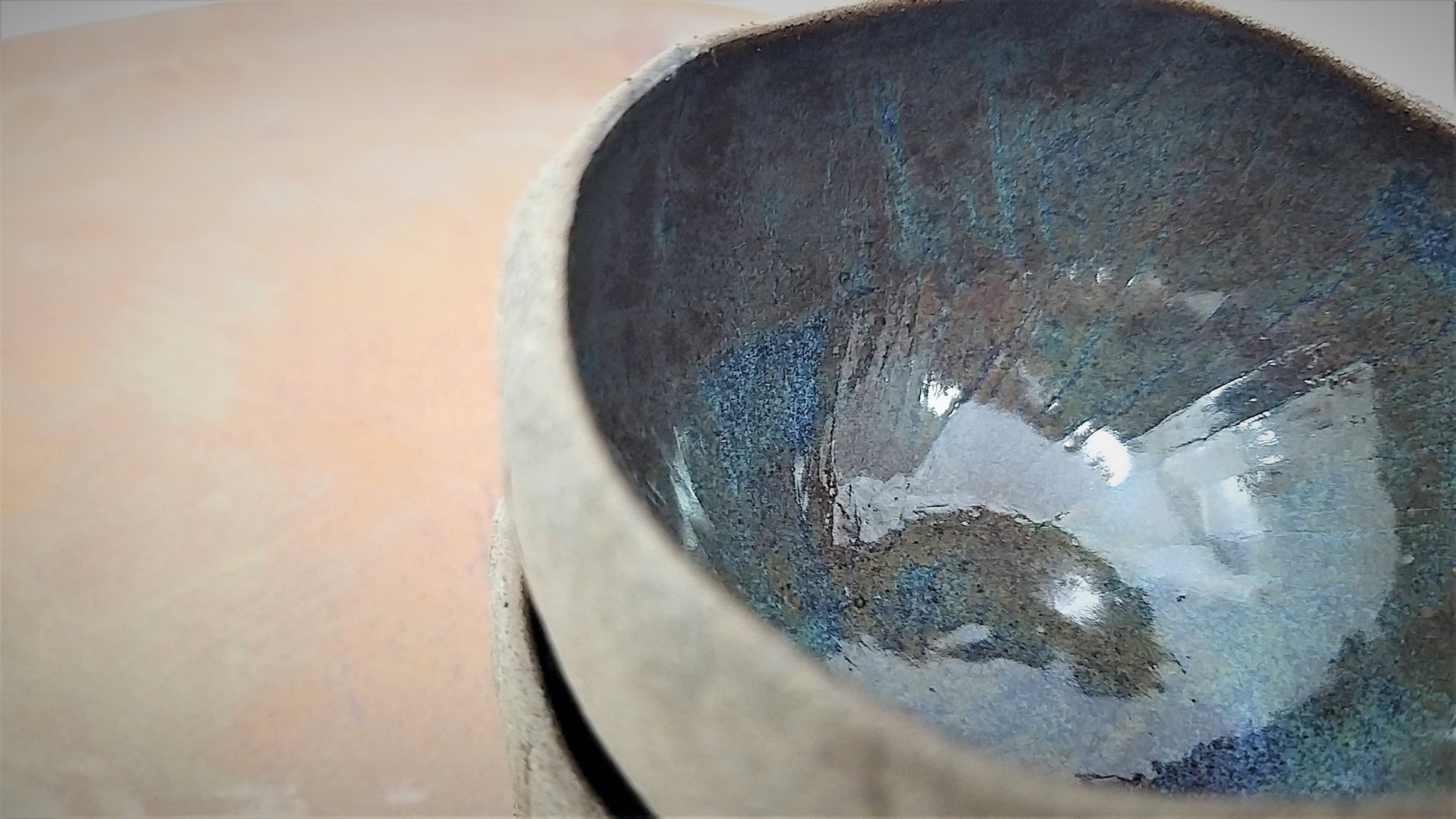 Blue Grey Small Ceramic Bowl