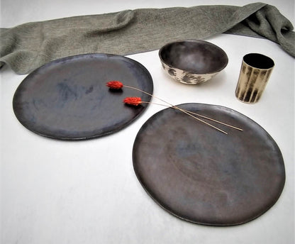 Black ceramic dinnerwear set