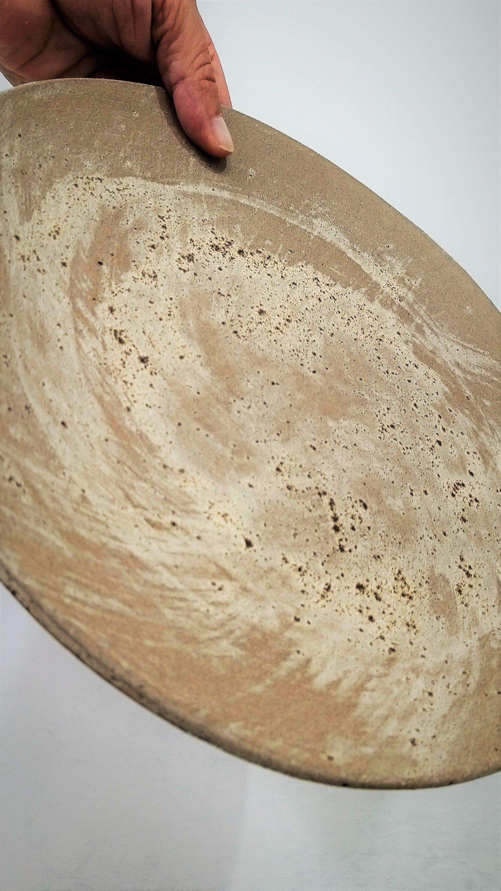 Brown Stoneware Pottery Platter