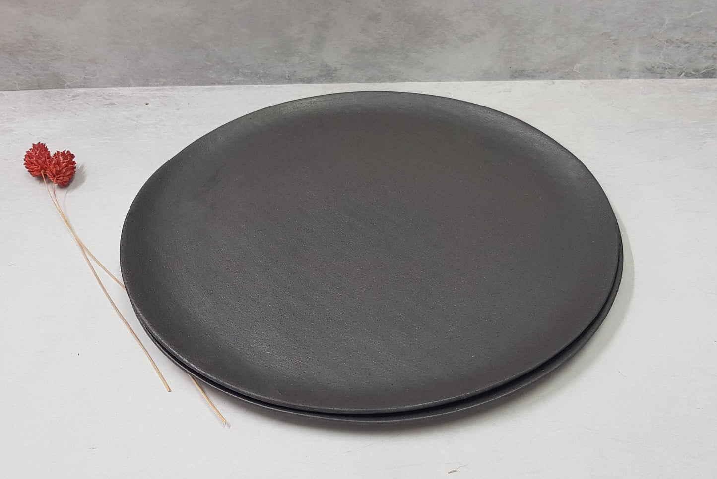 Matte black Handmade Dish Set