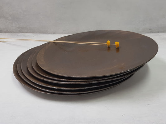Bronze Clay Plate set