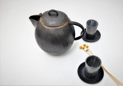 Handmade Ceramic Tea Cup Set With Teapot