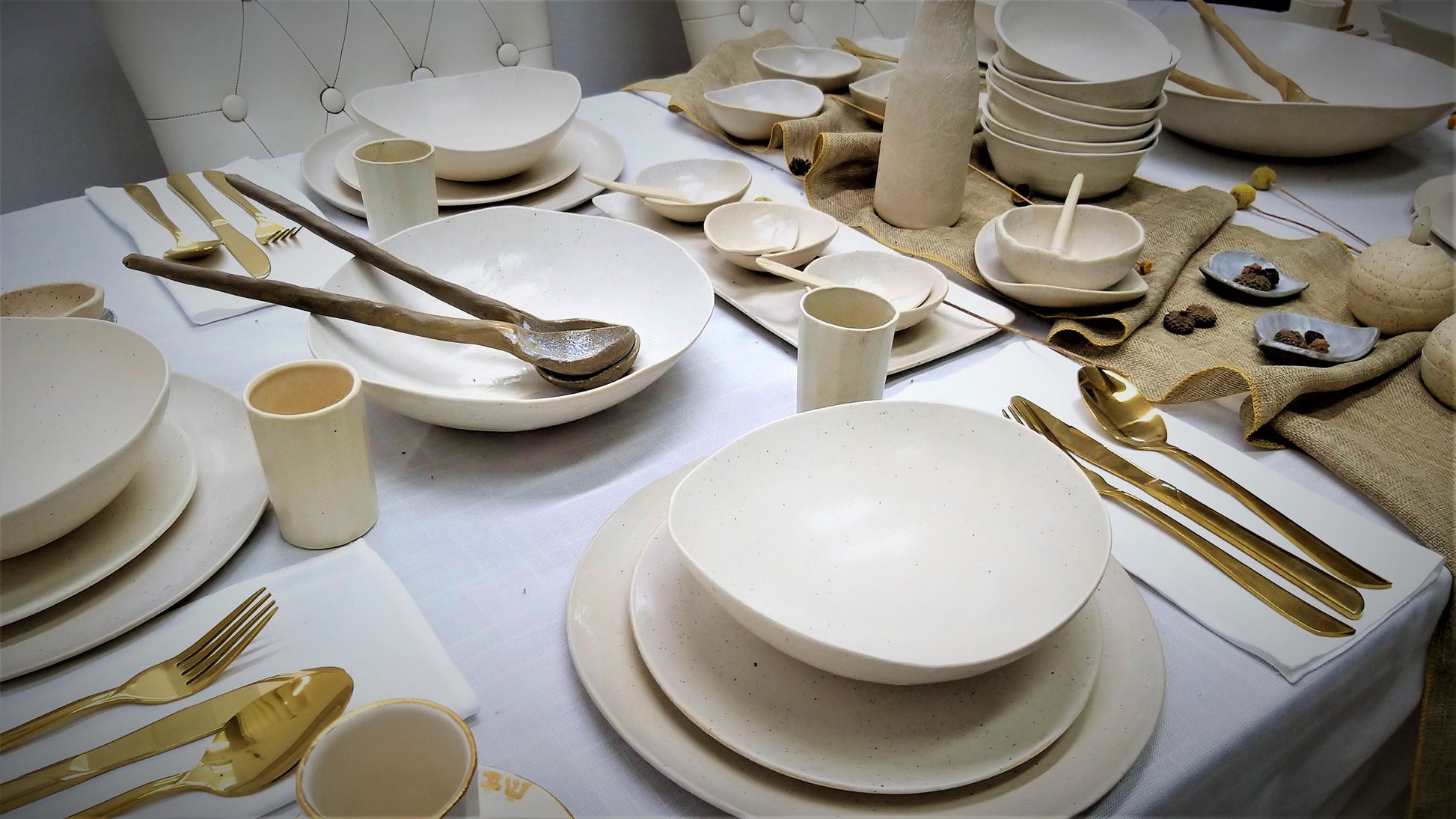 White Tableware Set