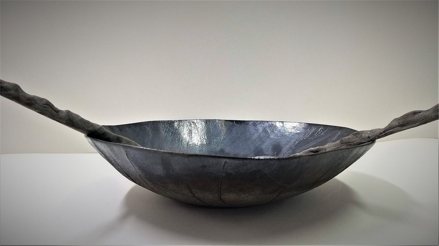 Black Handmade Ceramic Serving Bowl