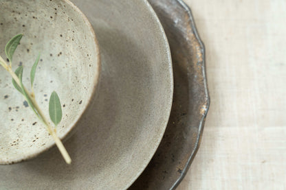 Handmade texture and glaze close-up