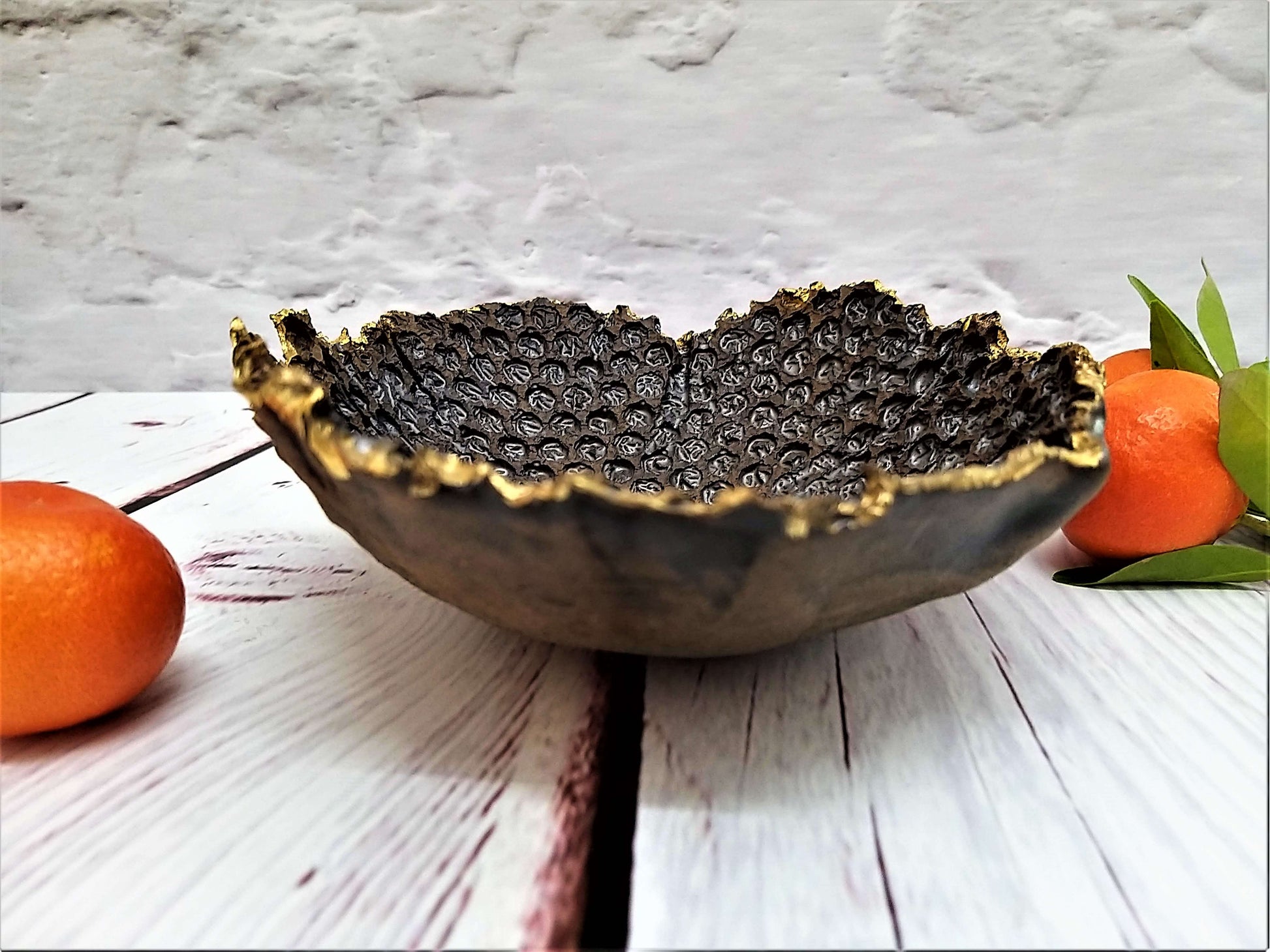 Brown decorative bowl