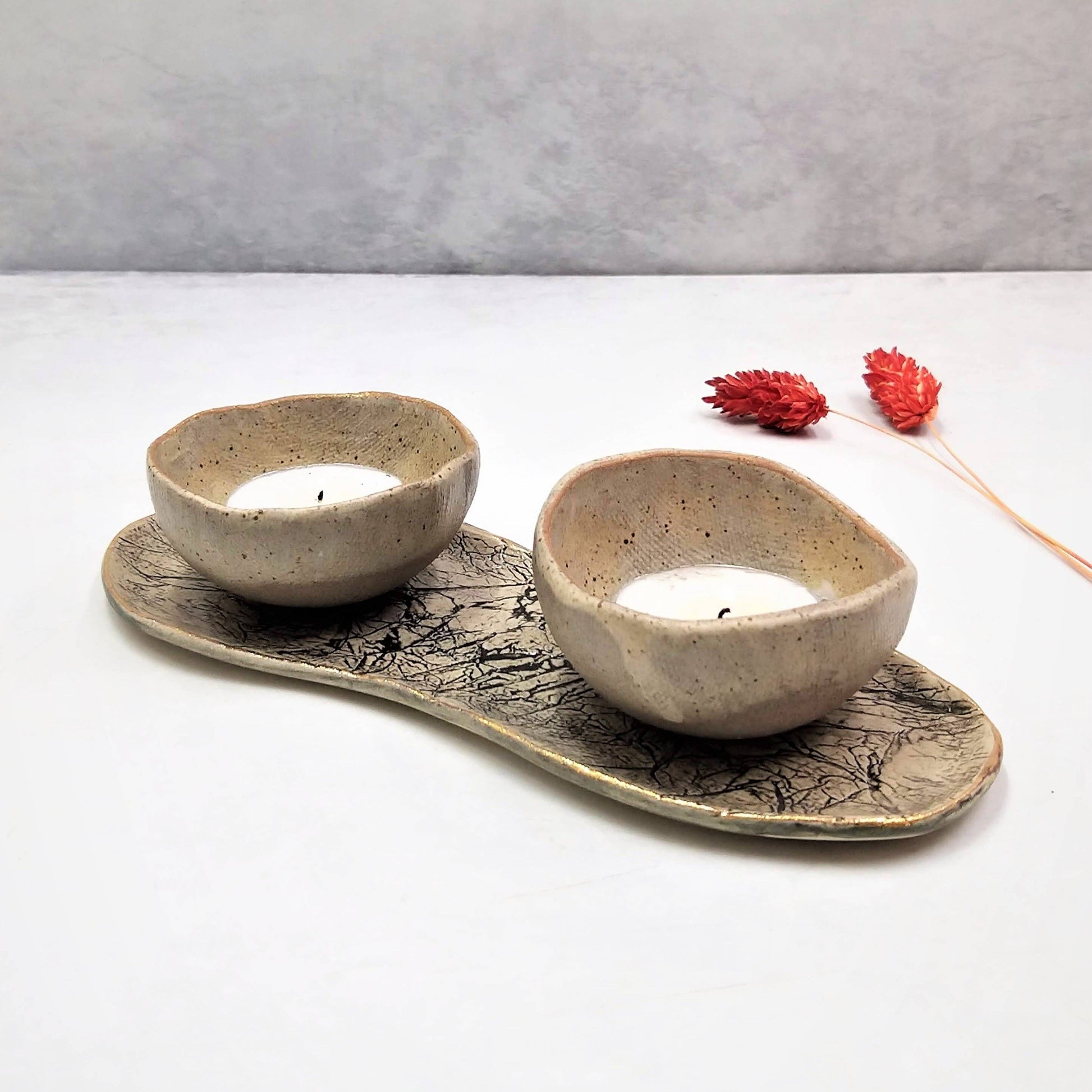 Small Ceramic Candle Holders