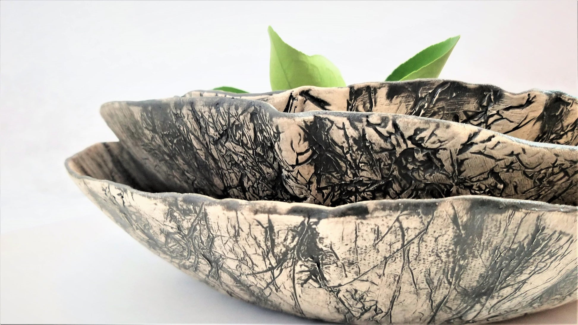 Extra Large Ceramic Bowl White Organic Pottery Bowl Modern Rustic