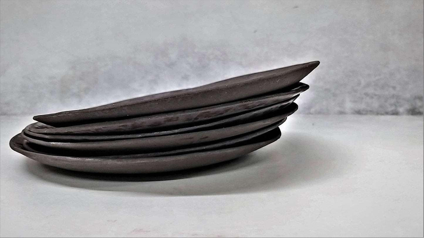 Black Ceramic Plates