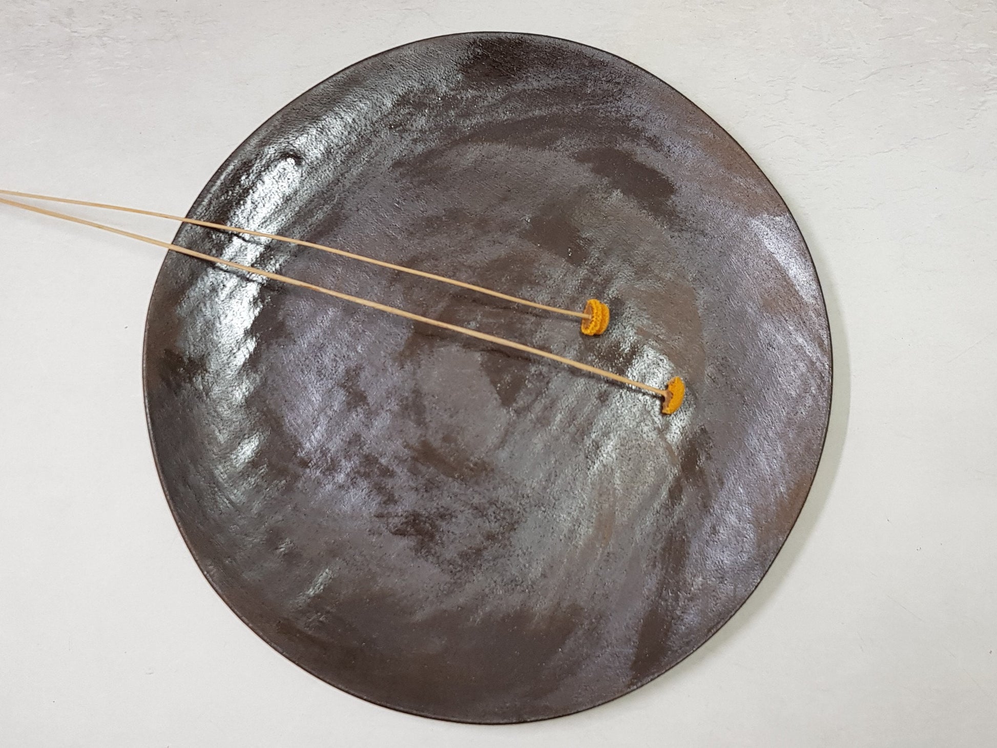 Brown Handmade Earthenware Plate
