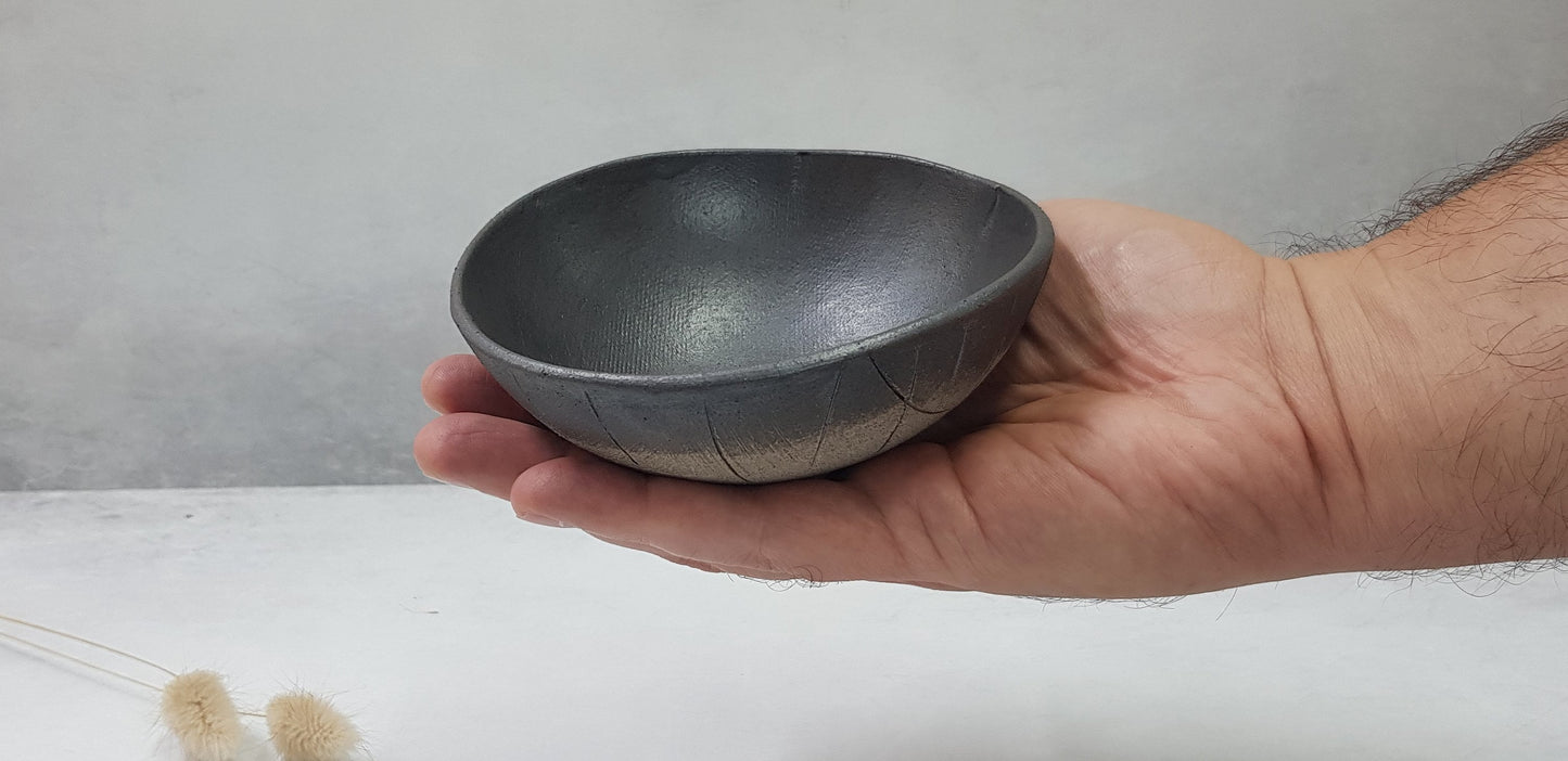 Black Ceramic Bowl