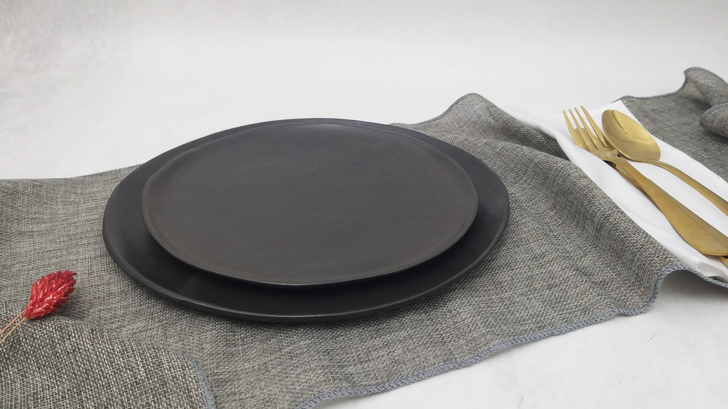 Black Handmade Dish Set