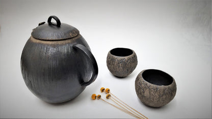 Ceramic black Tea Cup Set